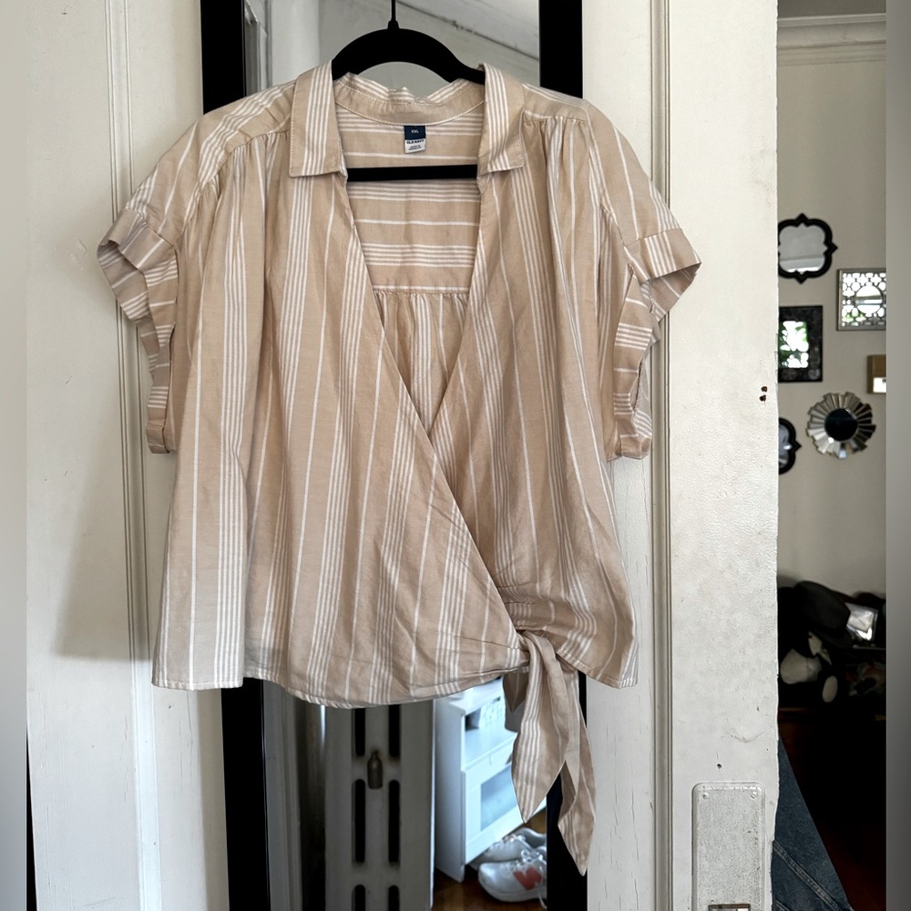 Wrap crop top